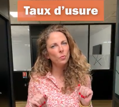 une courtière en crédit parle du taux d'usure